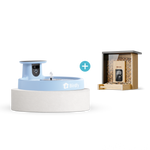 Birdfy Feeder Bamboo Mini + Birdfy Bath Pro Bundle
