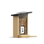 Birdfy Feeder Ebony - Wooden Smart Bird Feeder