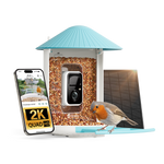 Birdfy Feeder with Solar Panel - Solar Powered Bird Feeder Camera