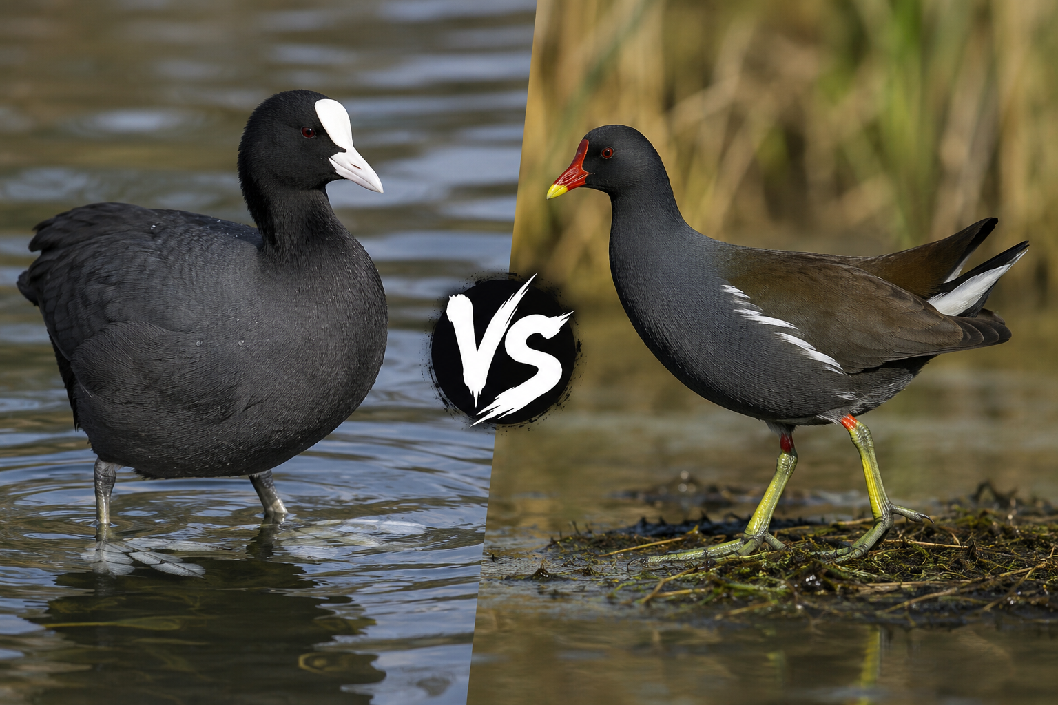 Coot vs Moorhen: 2026 Guide to the UK’s Most Confusing Waterbirds