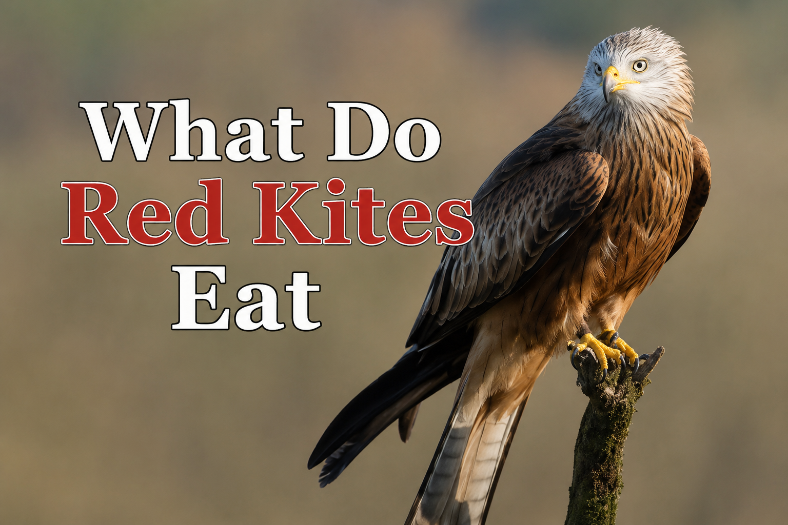 What Do Red Kites Eat? Diet, Hunting & Feeding Guide