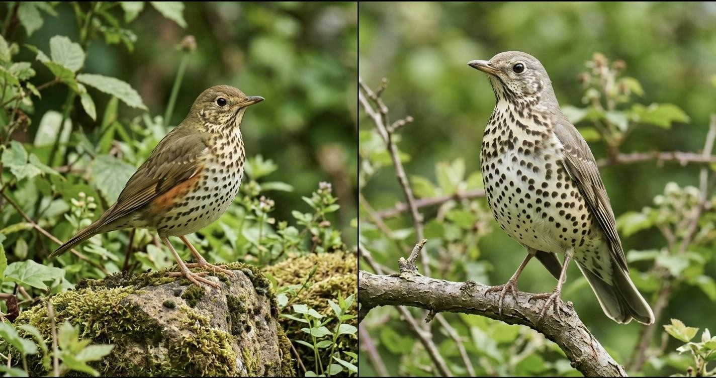 Song Thrush vs Mistle Thrush: How to Tell These UK Birds