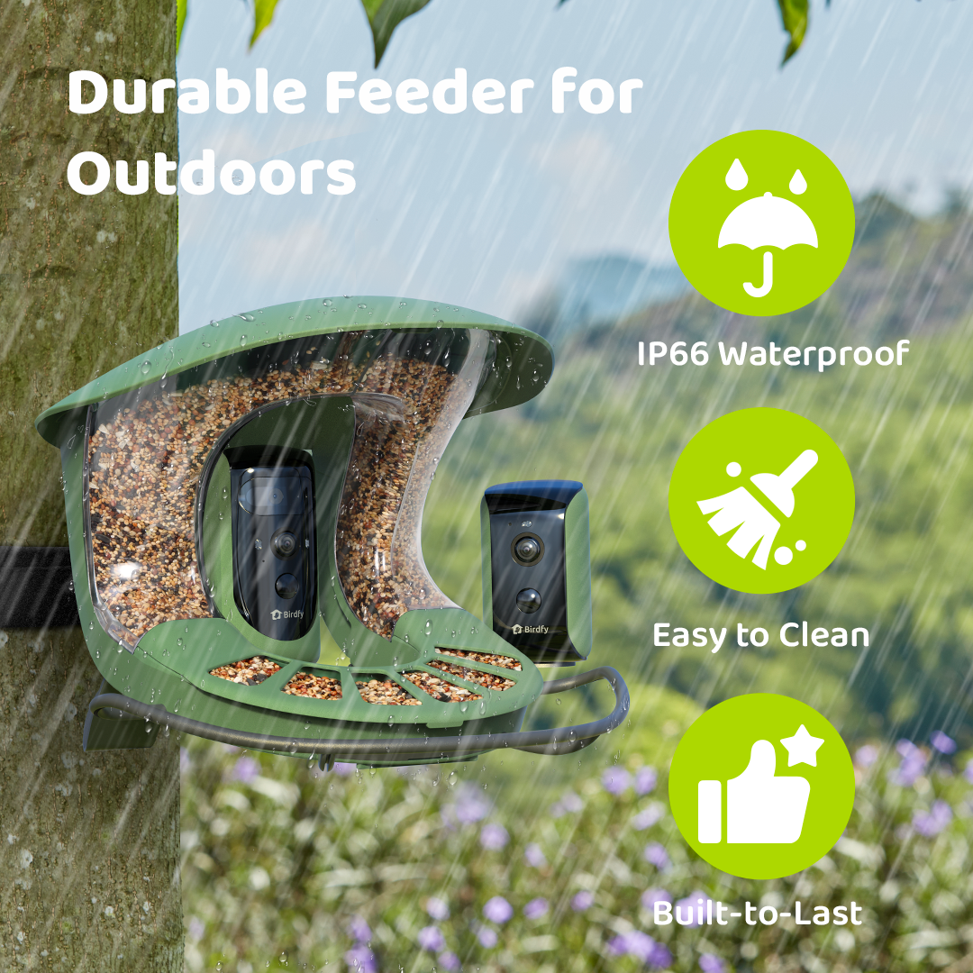 Birdfy Feeder 2 Duo - Bird Feeder with Camera