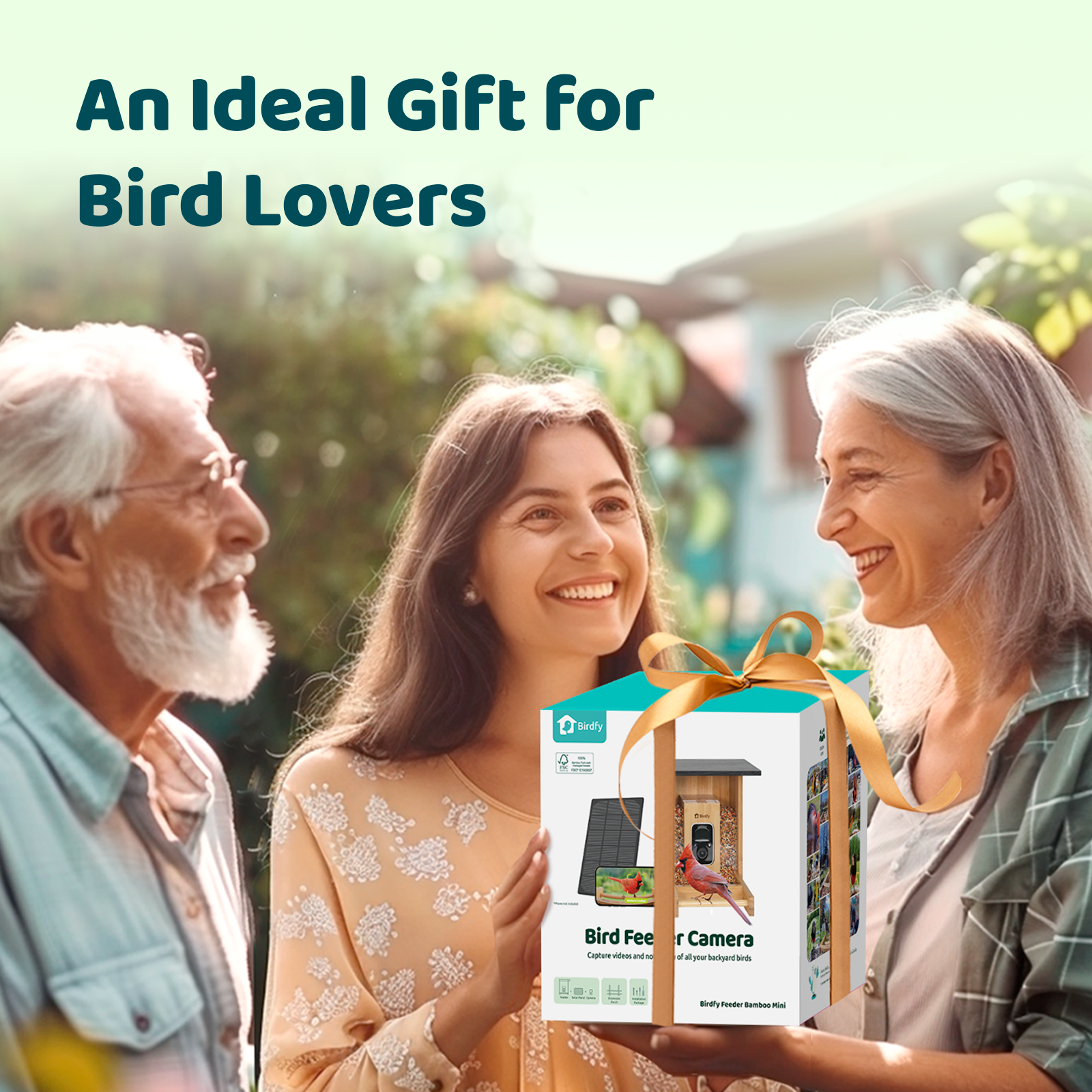 Birdfy Feeder Bamboo Mini - Bird Feeder With Camera