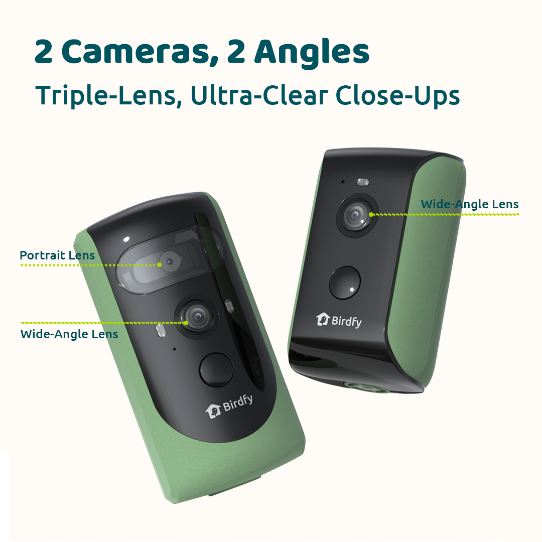 [Preorder] Birdfy Feeder 2 Duo - Ultimate Birdwatching View with 2 Angles