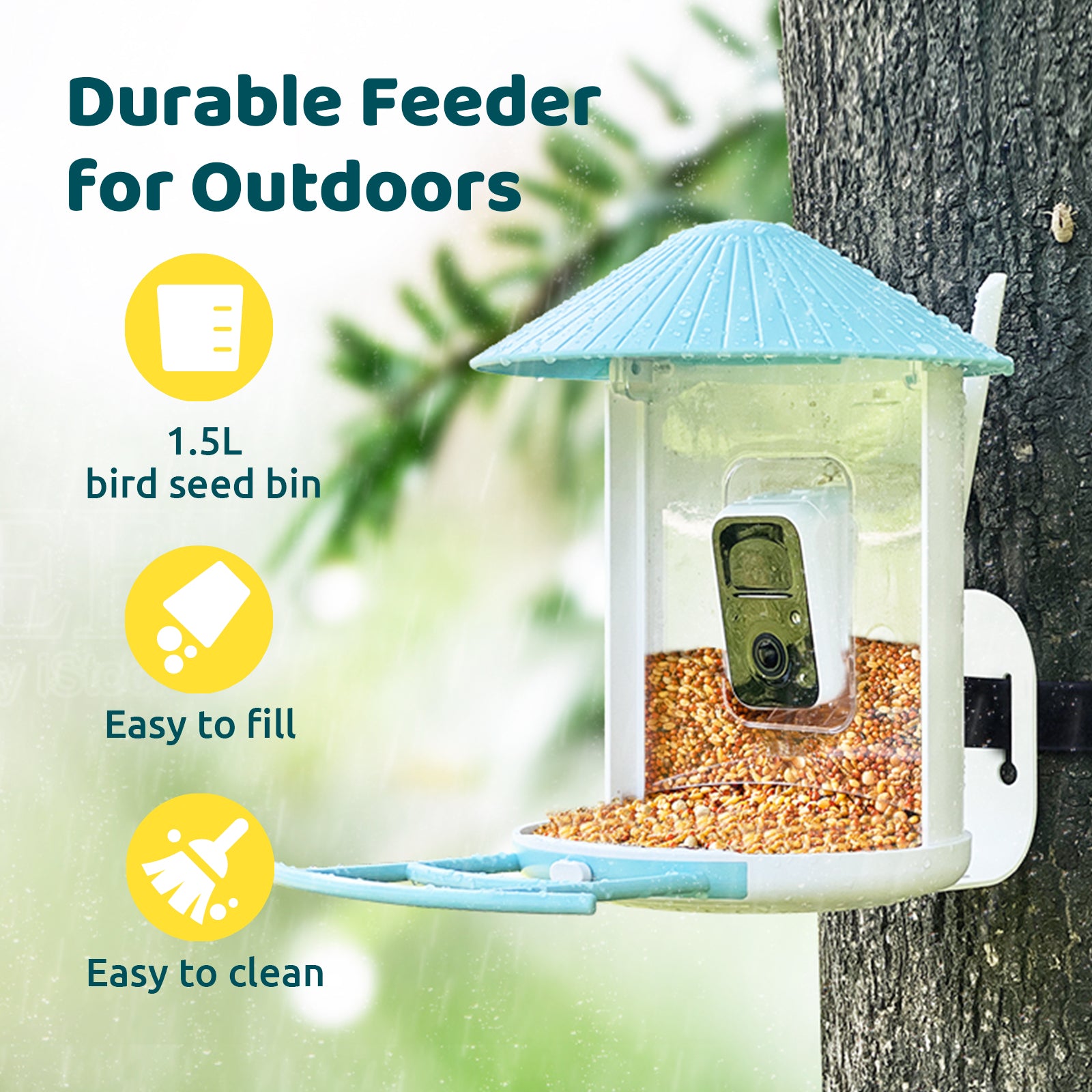 Birdfy Feeder - Fun, Best Gift, Educational Smart Bird Feeder