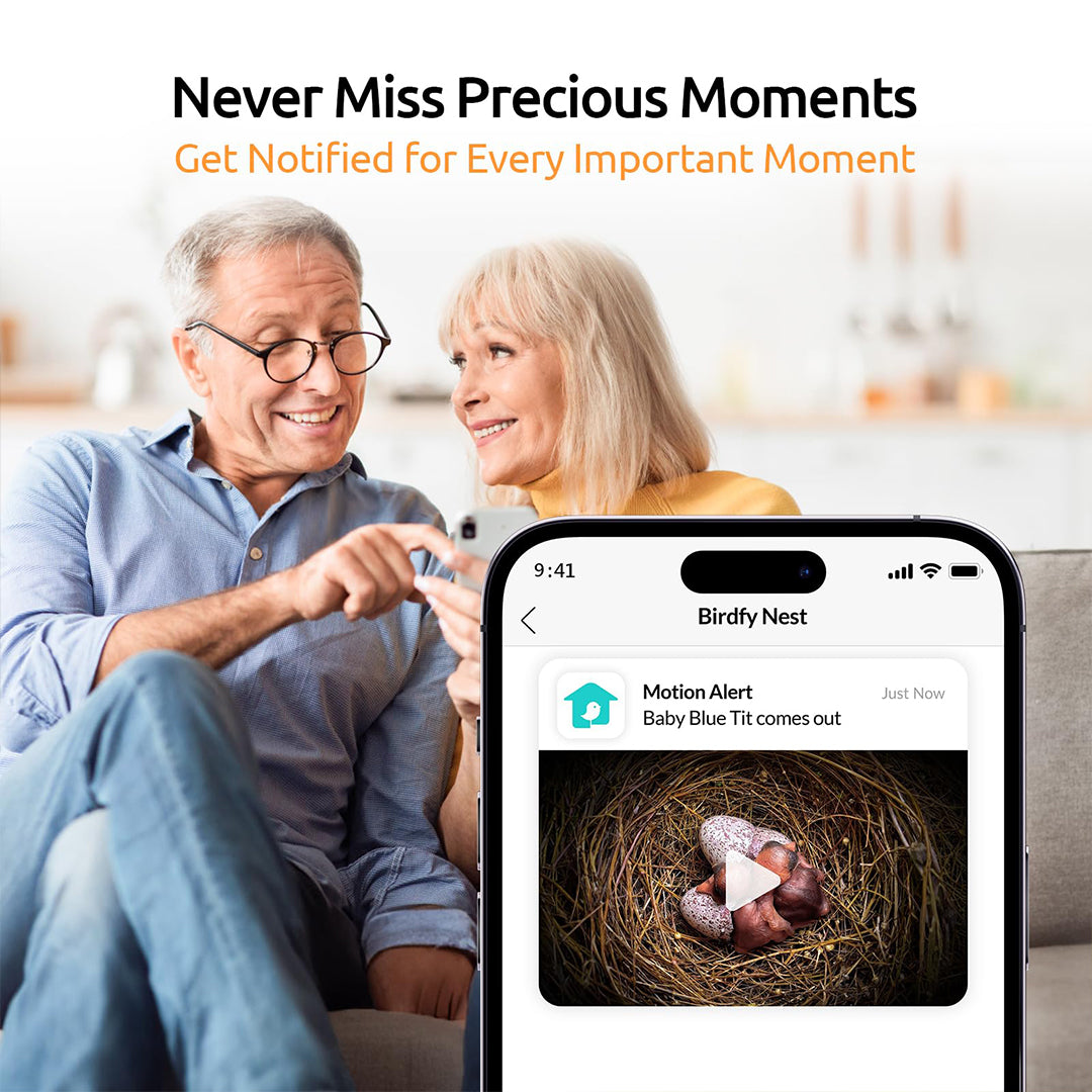 Birdfy Nest - Smart Bird House with Dual Cameras
