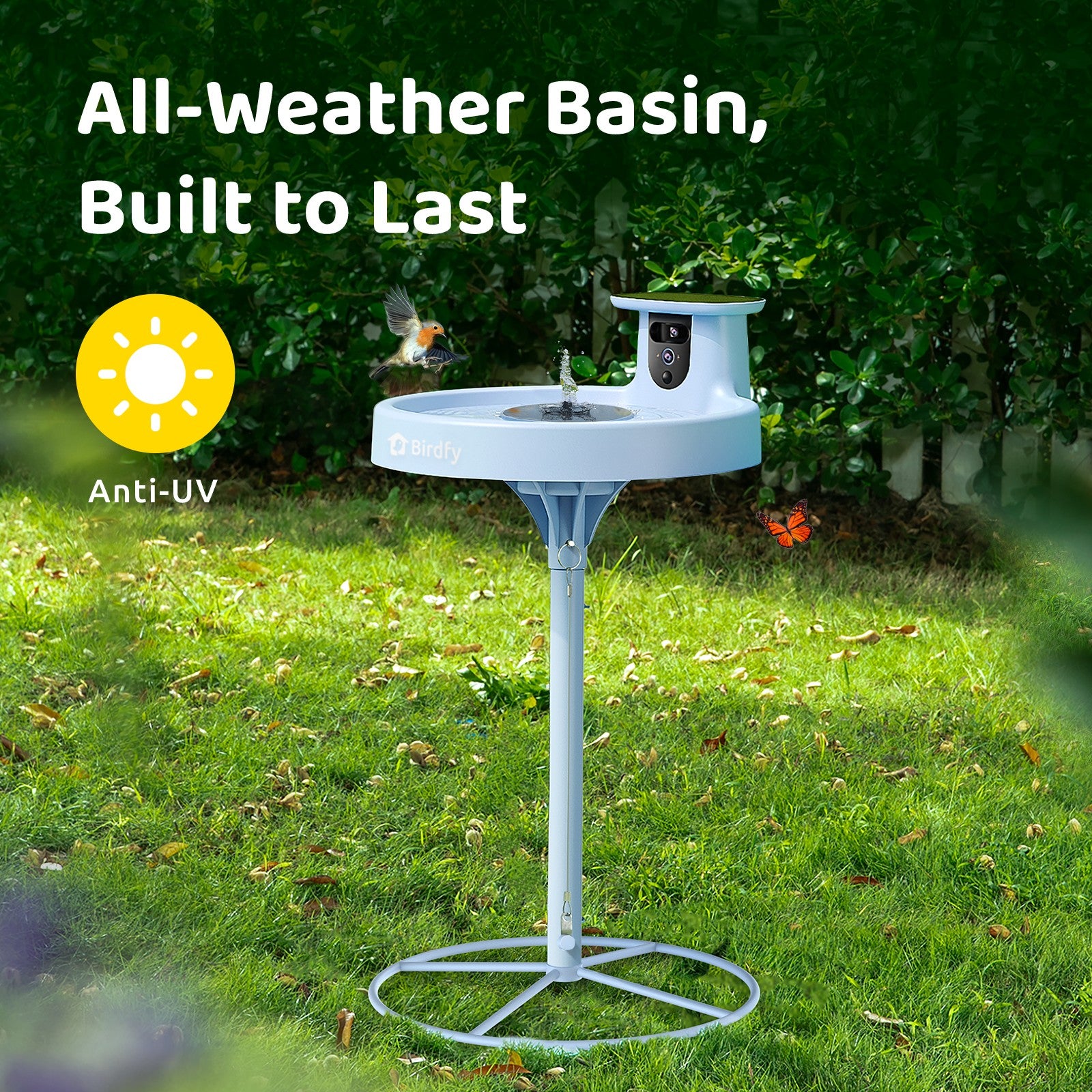 Birdfy Bath Pro - Smart Bird Bath with Camera