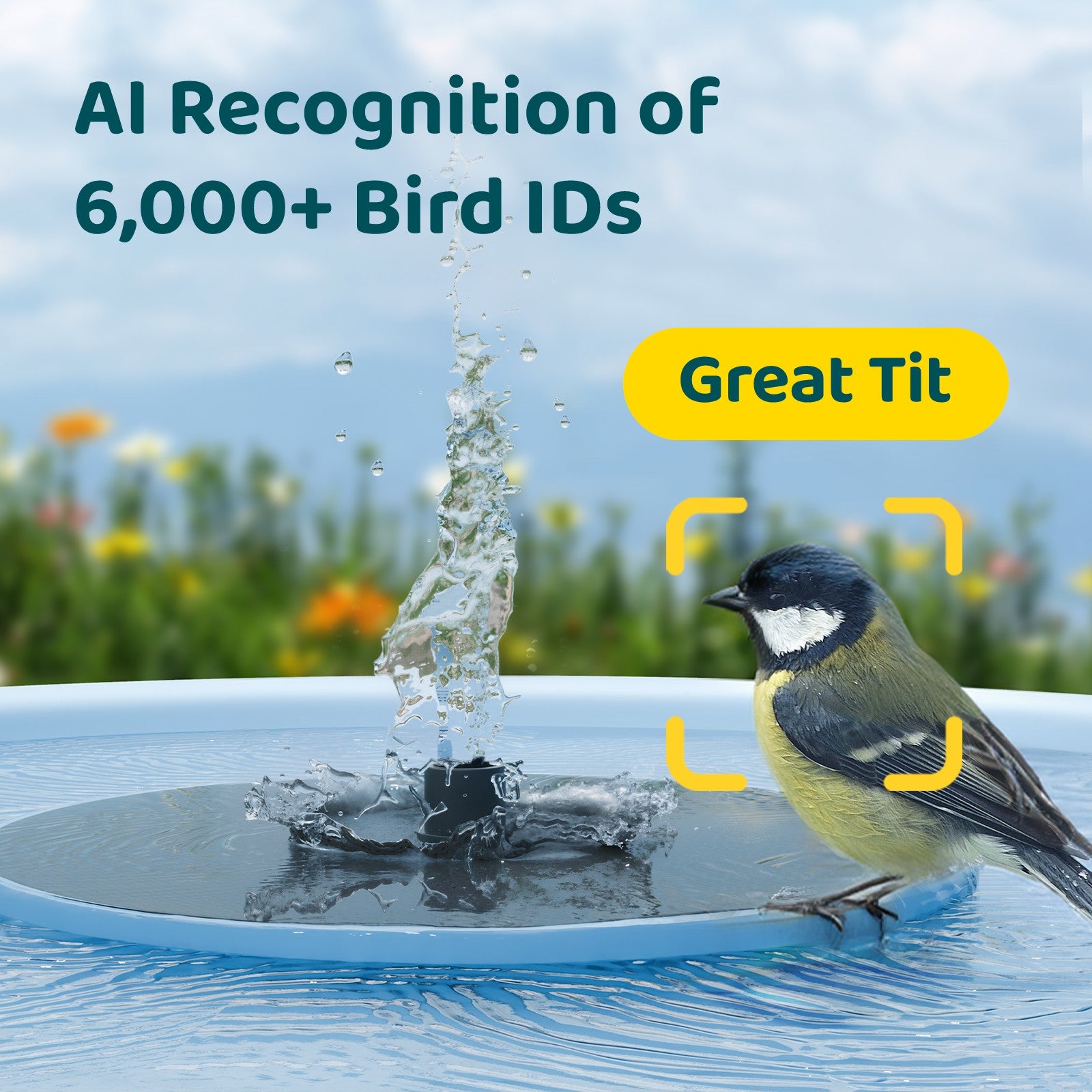 Birdfy Bath Pro - Smart Bird Bath with Camera