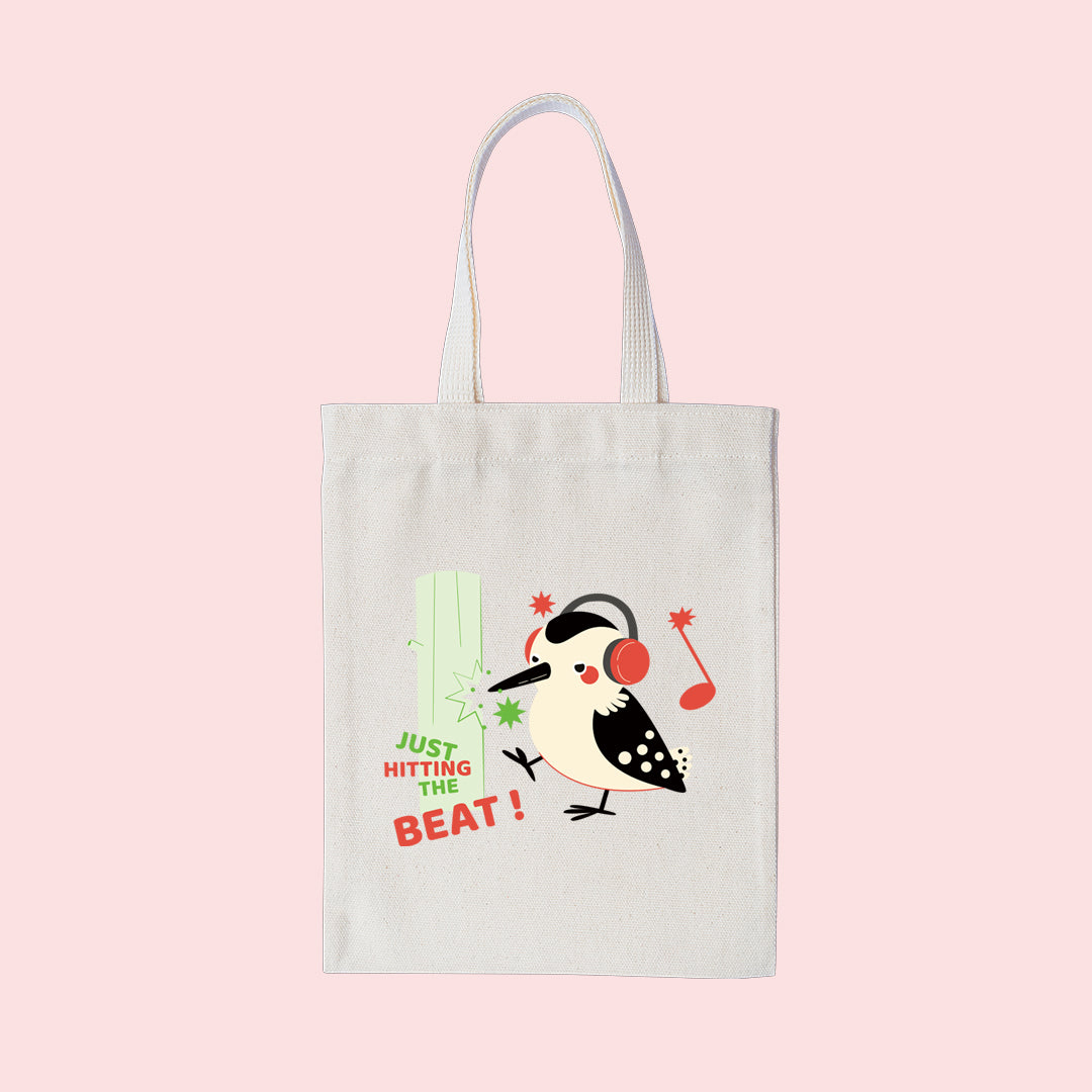 Birdfy White Tote Bag