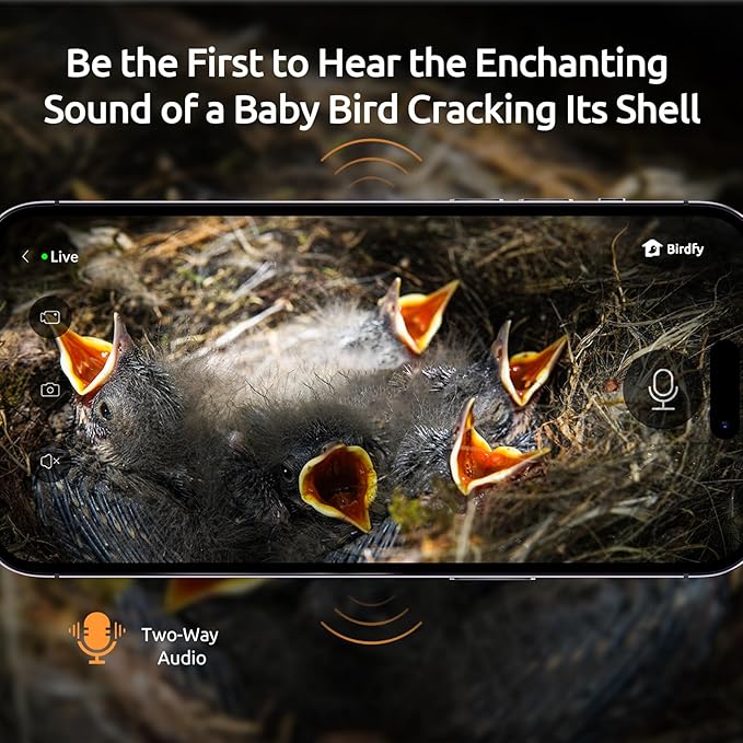 Birdfy Nest Duo - Smart Bird House with Dual Cameras